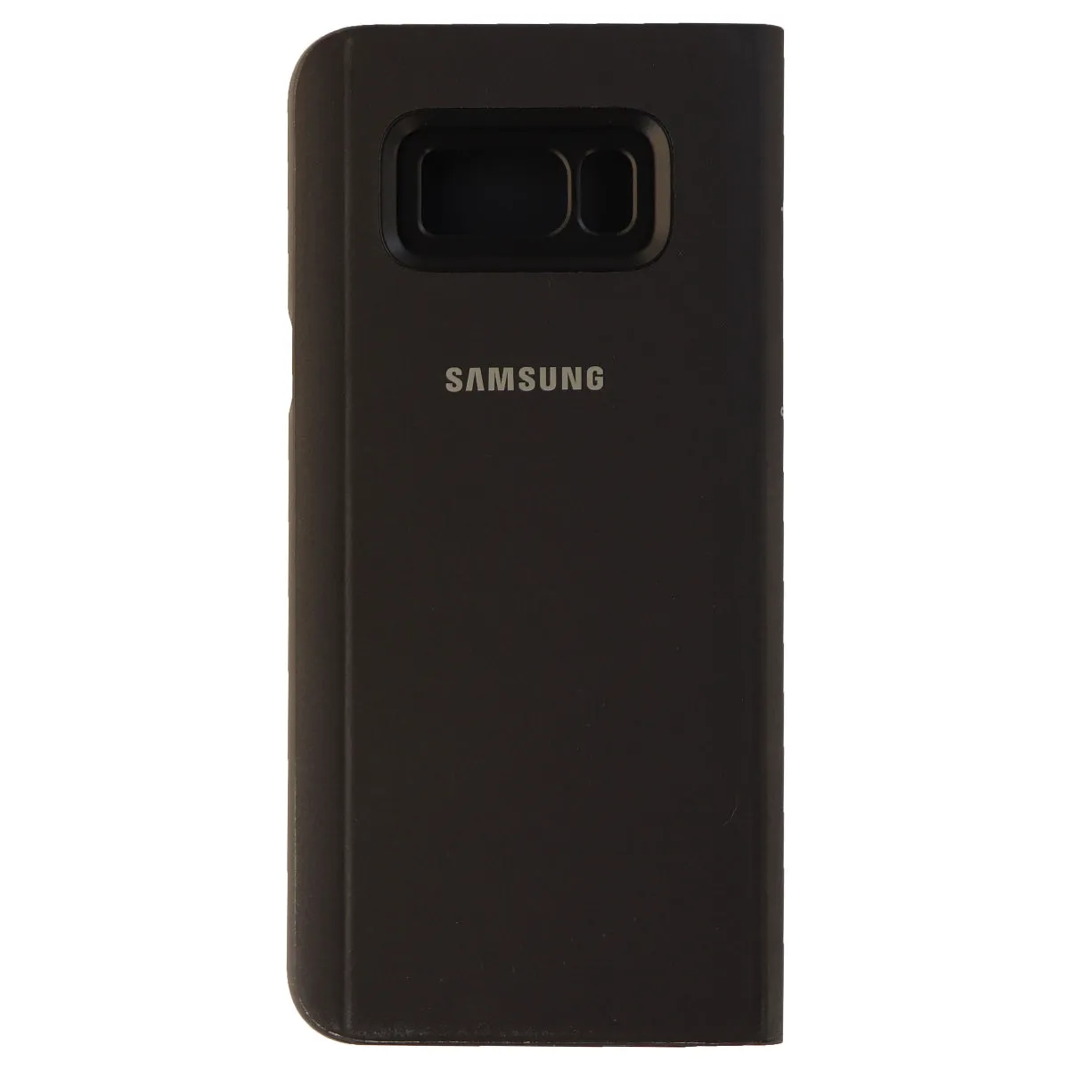 Samsung S-View Flip Cover Series Hard Folio Case for Galaxy S8  (Plus) - Black