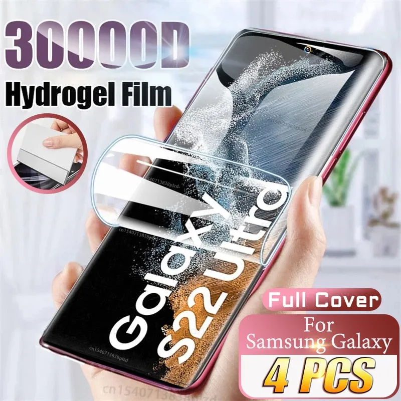 Screen Protector Hydrogel Film For Samsung Galaxy S22 S21 S20 Plus Ultra  S10E E S20FE S21FE 5G S 21 22