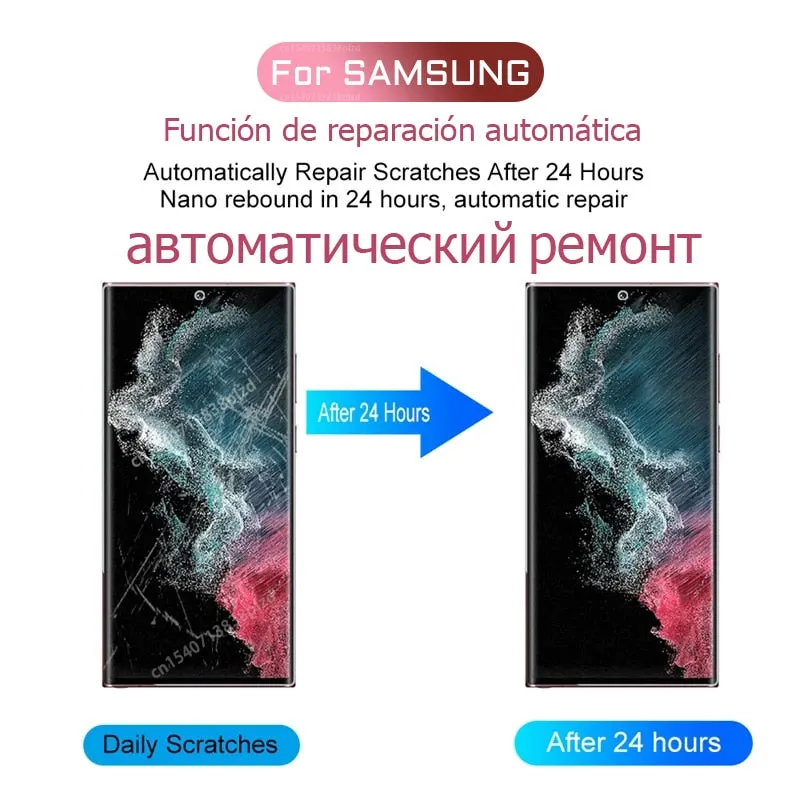 Screen Protector Hydrogel Film For Samsung Galaxy S22 S21 S20 Plus Ultra  S10E E S20FE S21FE 5G S 21 22