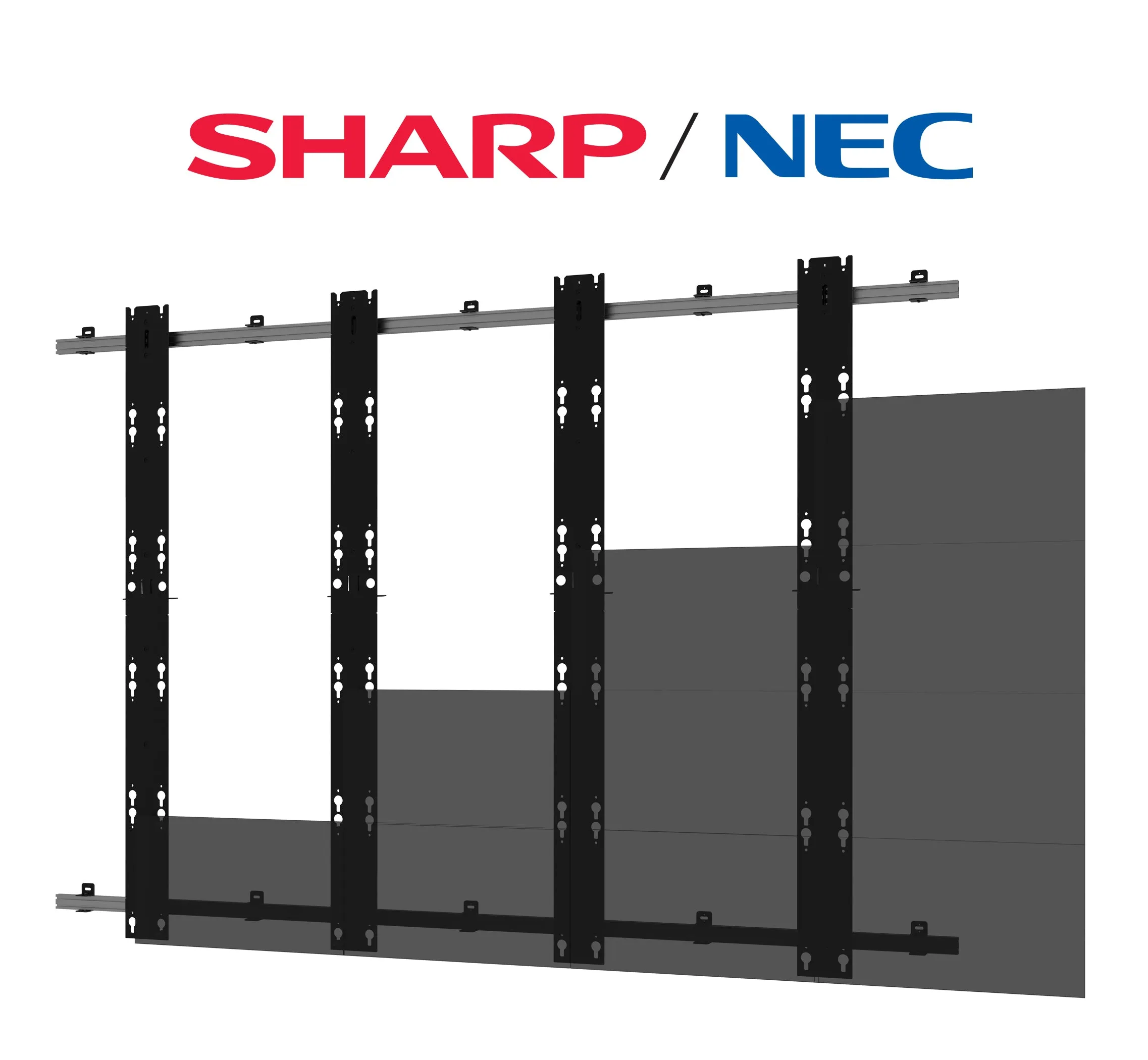 SEAMLESS Kitted Series Flat dvLED Mounting System for Sharp NEC FA and FE Series Direct View LED Displays