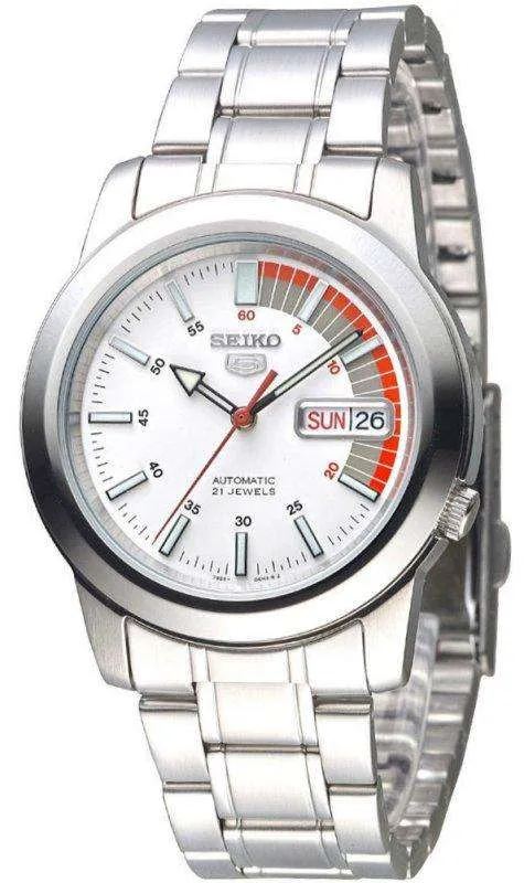 SEIKO SNKK25K1 Automatic Silver Stainless Watch for Men-