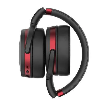 Sennheiser HD 458BT Over-Ear Wireless Noise Cancelling Headphones (Black/Red)