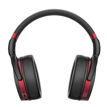 Sennheiser HD 458BT Over-Ear Wireless Noise Cancelling Headphones (Black/Red)