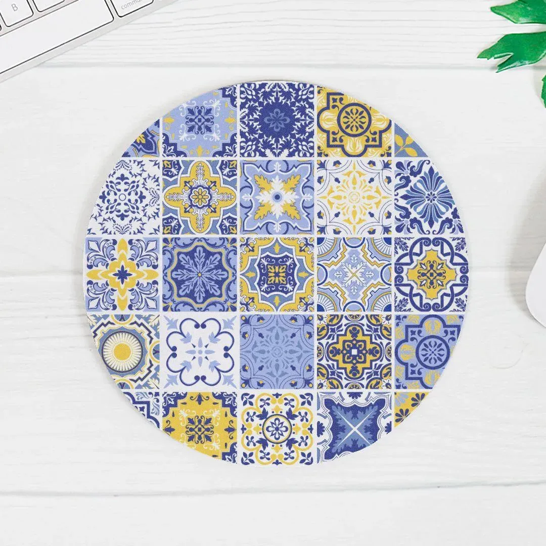 Sicilian Tile Mouse Pad