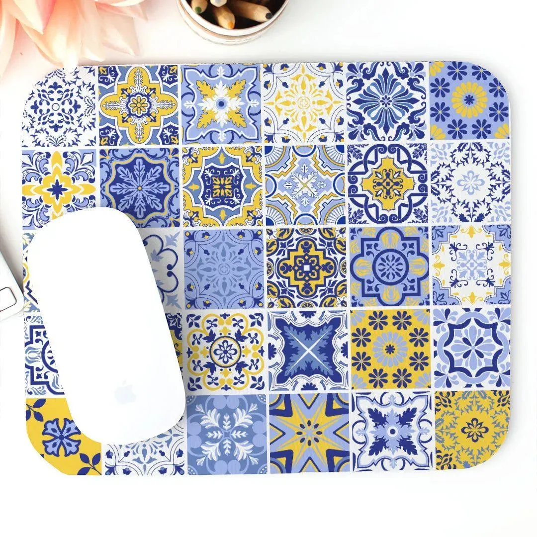 Sicilian Tile Mouse Pad