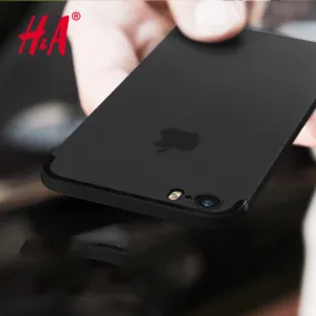 Silicone Soft Tpu Case for iphone 6 6s 5 5s 6 plus Cover Coque Black Red Matte Soft Tpu Case for iphone 7 7 plus Cases