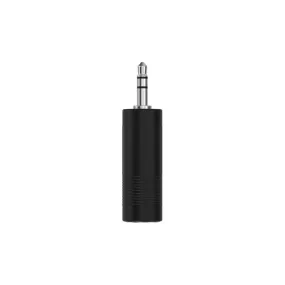 Sinox Stereo Jack Adapter - Black & Stainless Steel | 51040