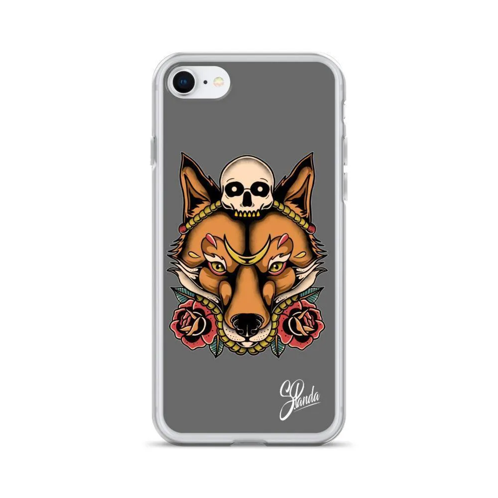 Skull Fox iPhone Cases ( Various Sizes )