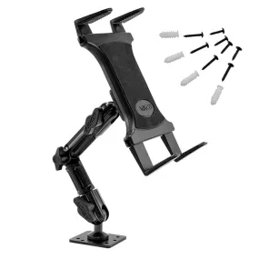 Slim-Grip® Tablet Holder with Drill-Base Mount and 8" Multi-Angle Arm