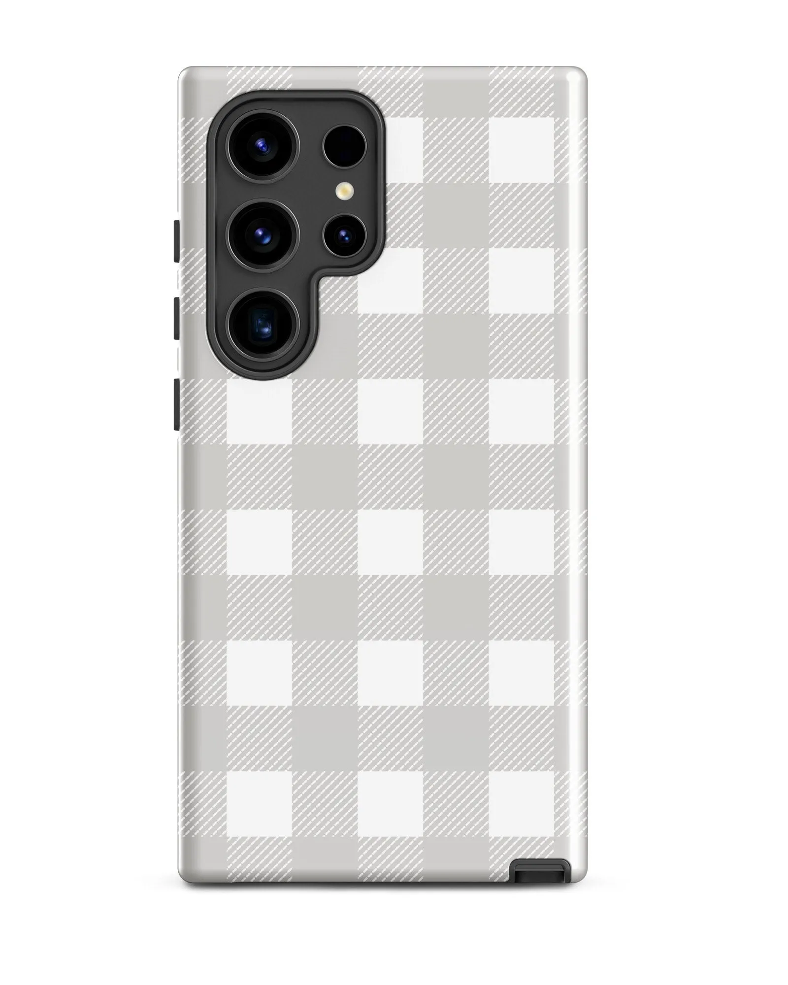 Smoky Gray Check Cabin Case for Samsung®