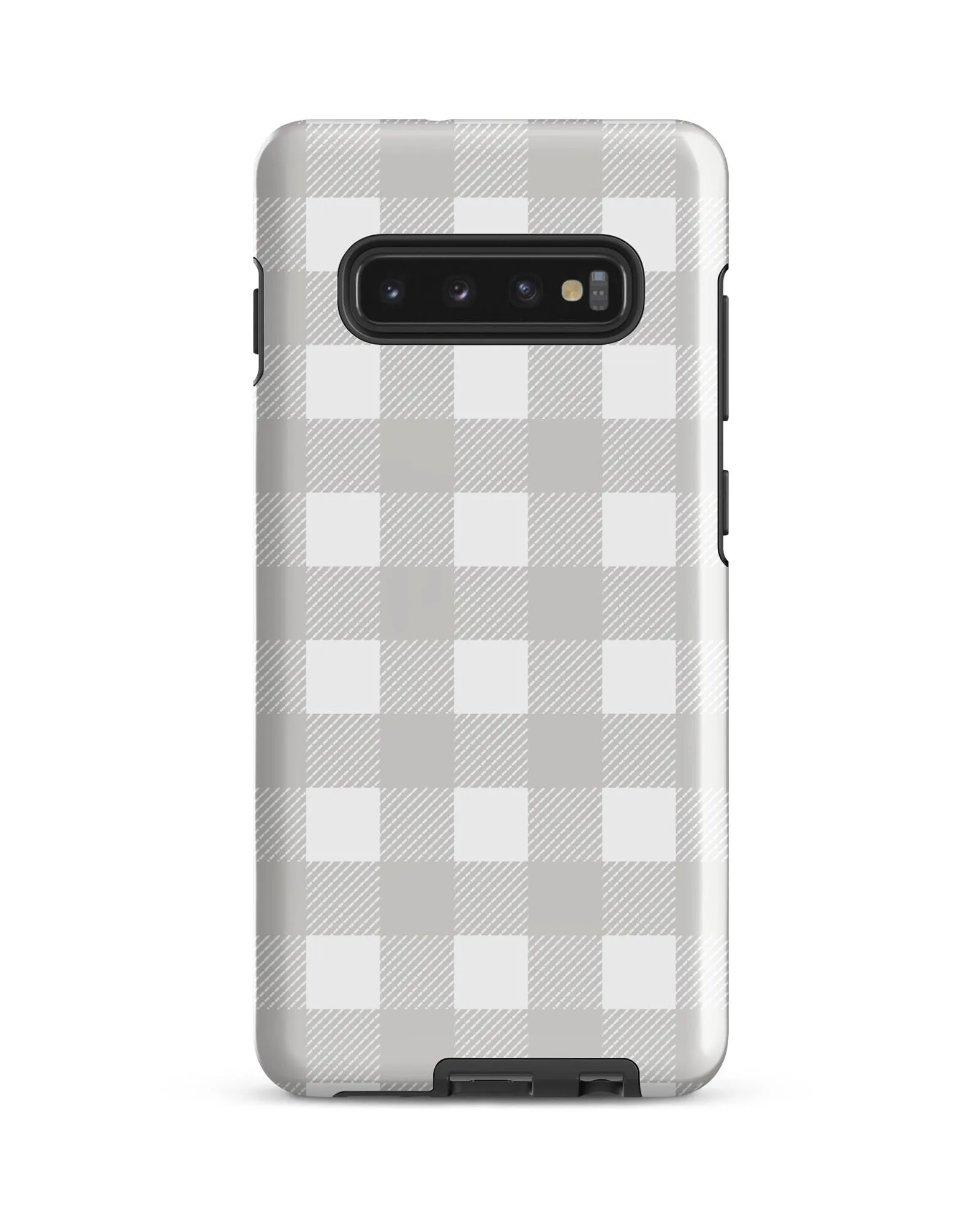 Smoky Gray Check Cabin Case for Samsung®