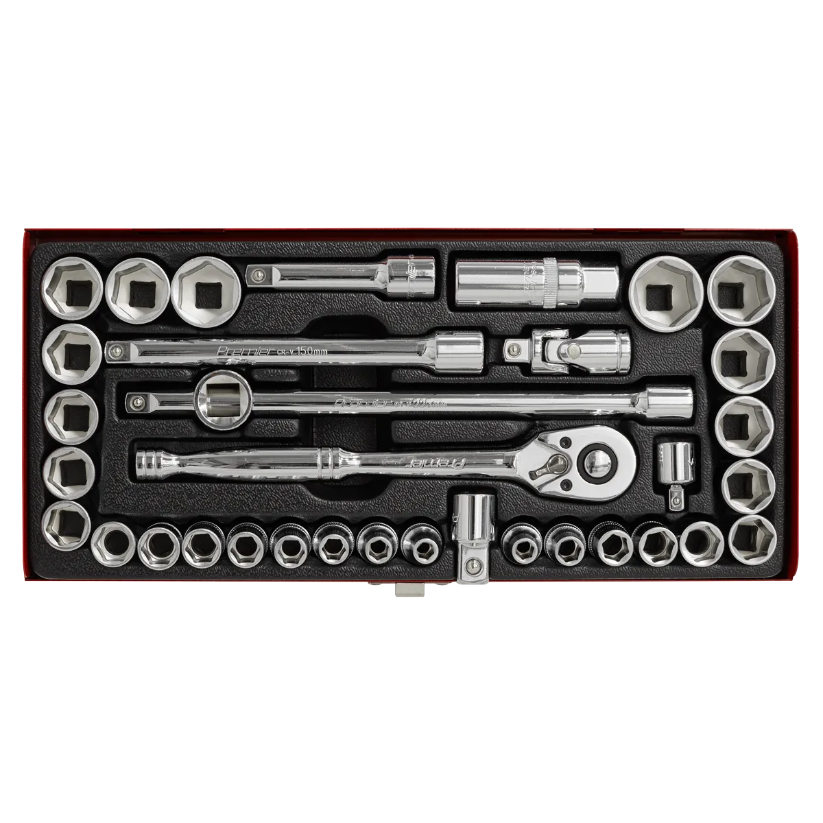 Socket Set 35pc 3/8"Sq Drive 6pt WallDrive¨ - Metric/Imperial