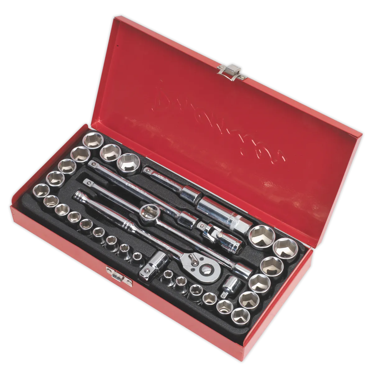 Socket Set 35pc 3/8"Sq Drive 6pt WallDrive¨ - Metric/Imperial