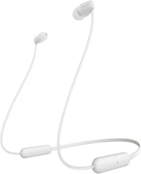 Sony In Ear Wireless Earphones White - WI-C200/WC