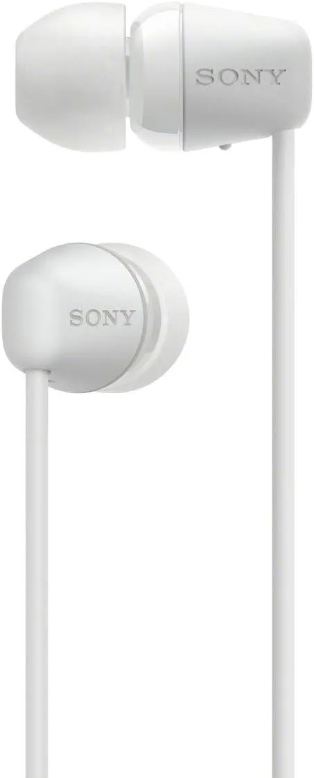 Sony In Ear Wireless Earphones White - WI-C200/WC