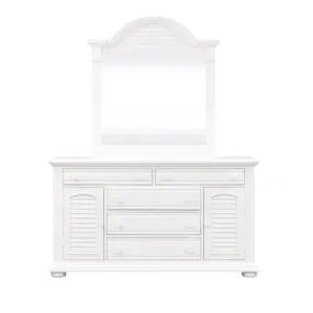 Summer House - Dresser & Mirror - White