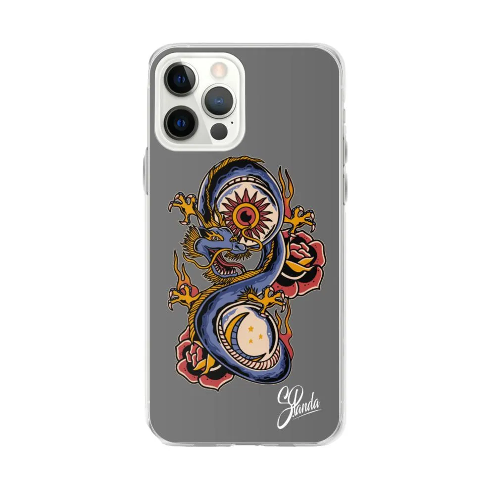 Sun & Moon Dragon Iphone Case ( Various Sizes )