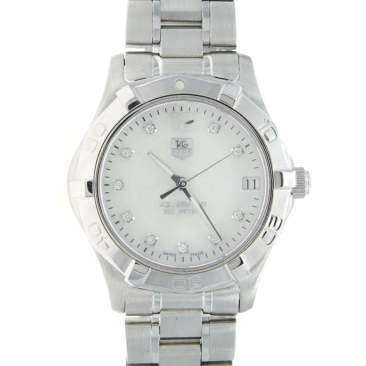 TAG Heuer Aquaracer White Pearl Diamond Dial