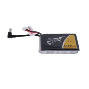 Tattu 2500mAh 2S1P Fatshark Goggles Lipo Battery Pack with DC3.5mm plug