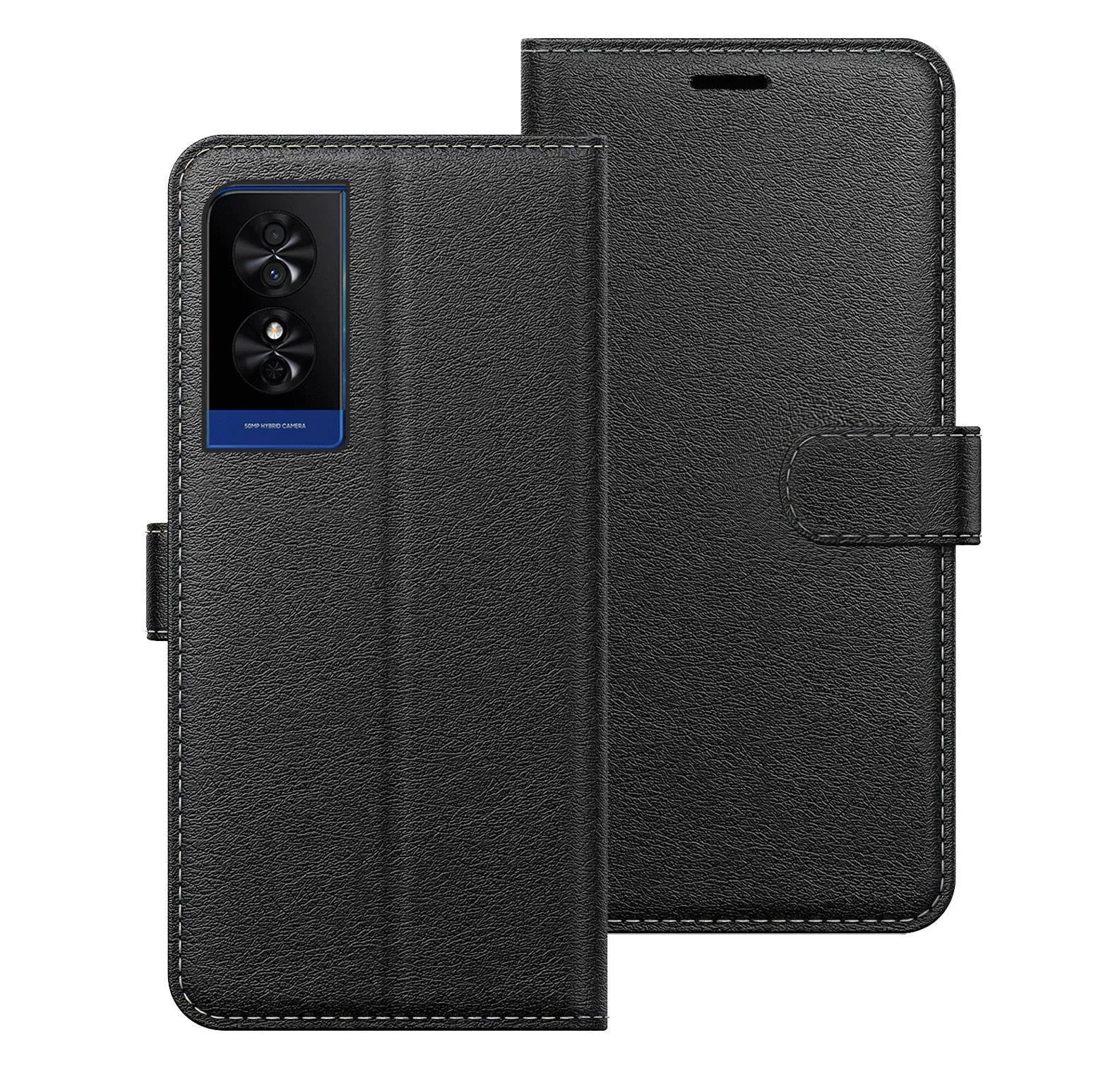 TCL 50 SE Case Cover Flip Folio Leather Wallet Credit Card Slot