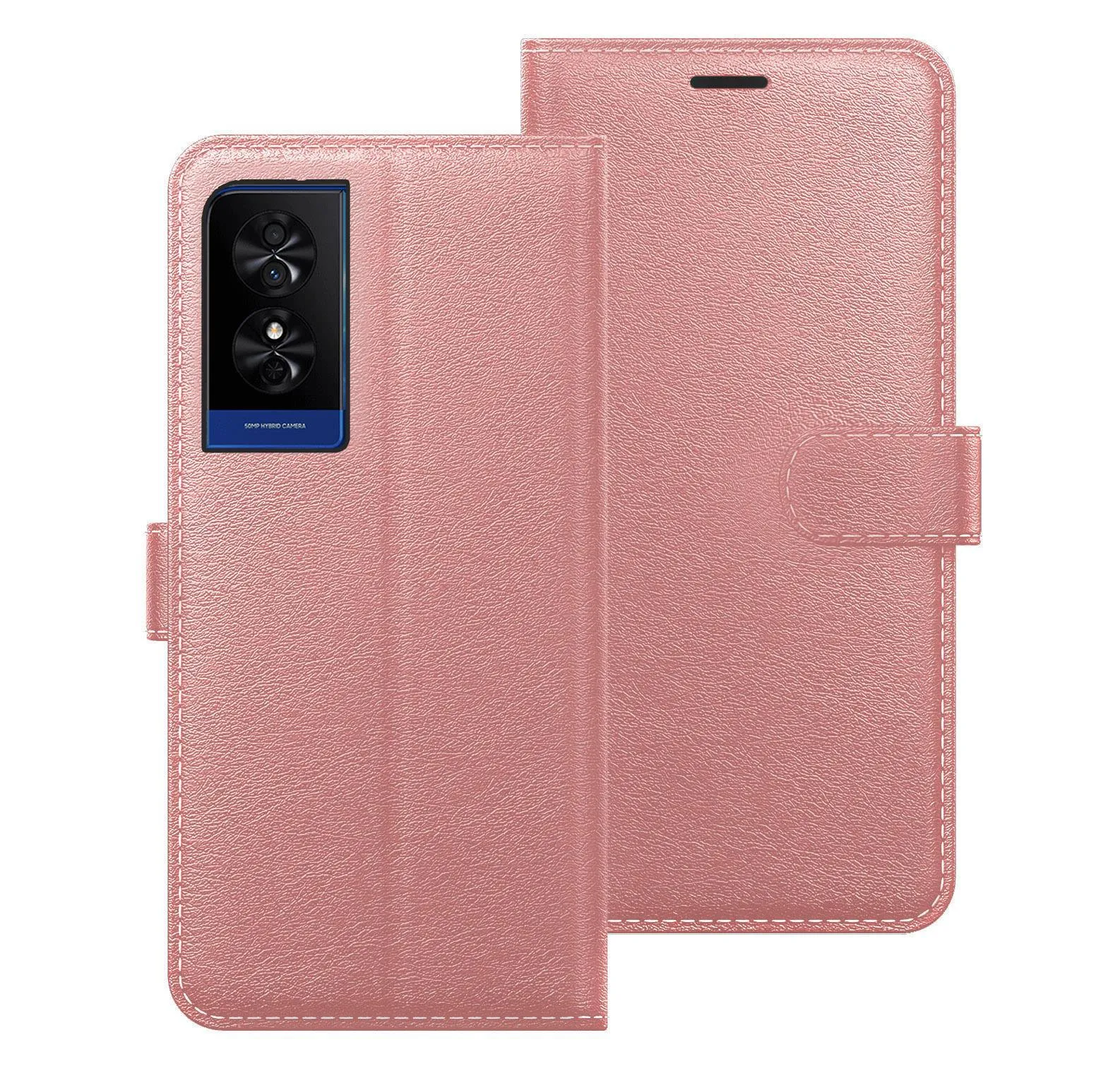 TCL 50 SE Case Cover Flip Folio Leather Wallet Credit Card Slot