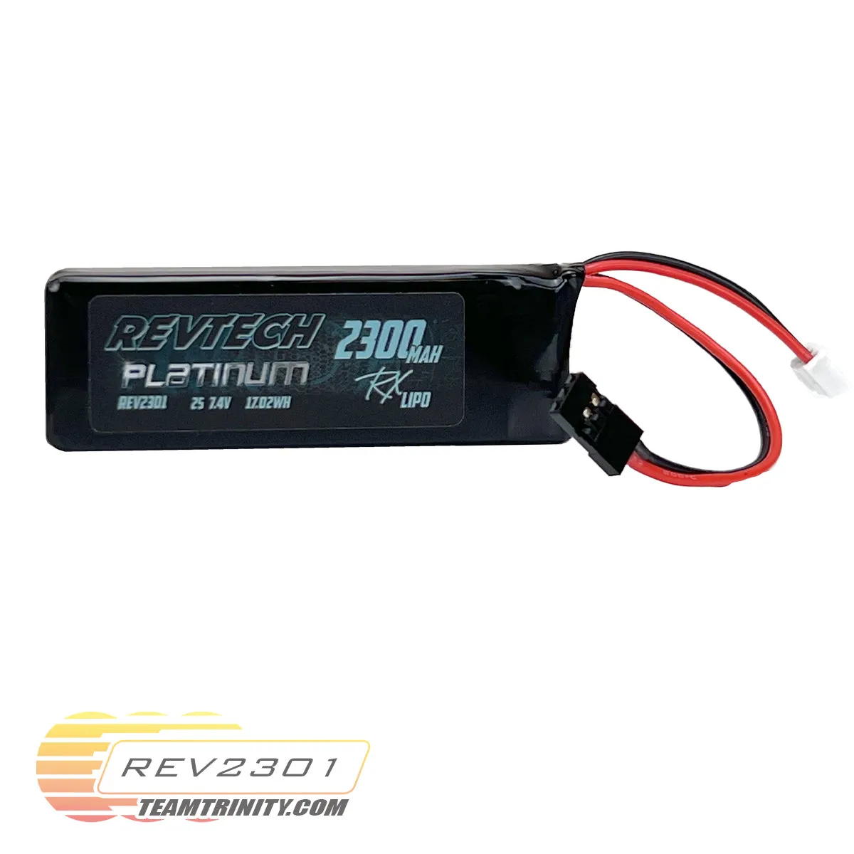 Team Trinity 2s 7.4v 2300mah LiPo Receiver Battery