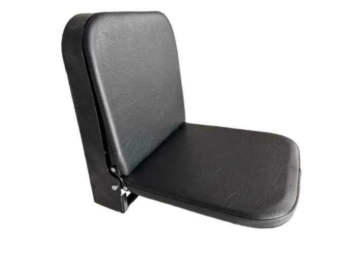 The Wall Flip Seat in Black Vinyl