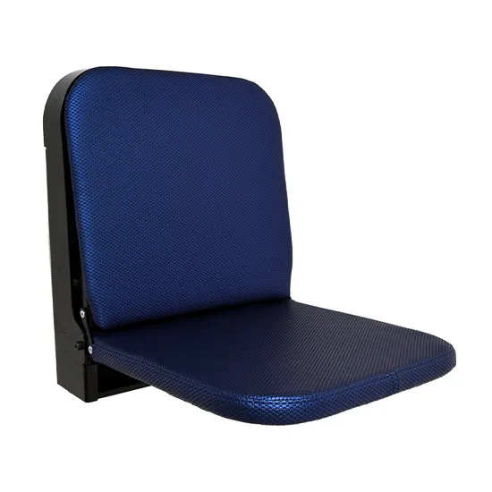 The Wall Flip Seat in Blue Vinyl