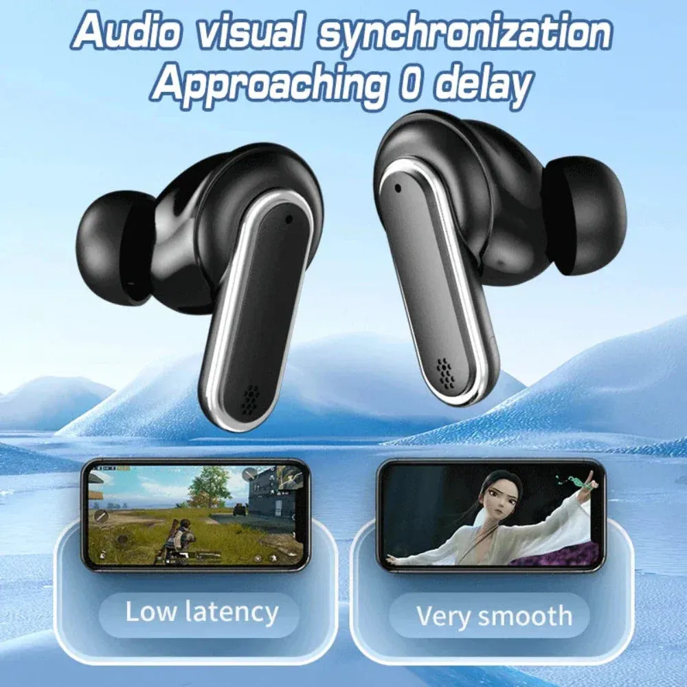 Touch Screen Noise Cancellation Bluetooth Earbuds