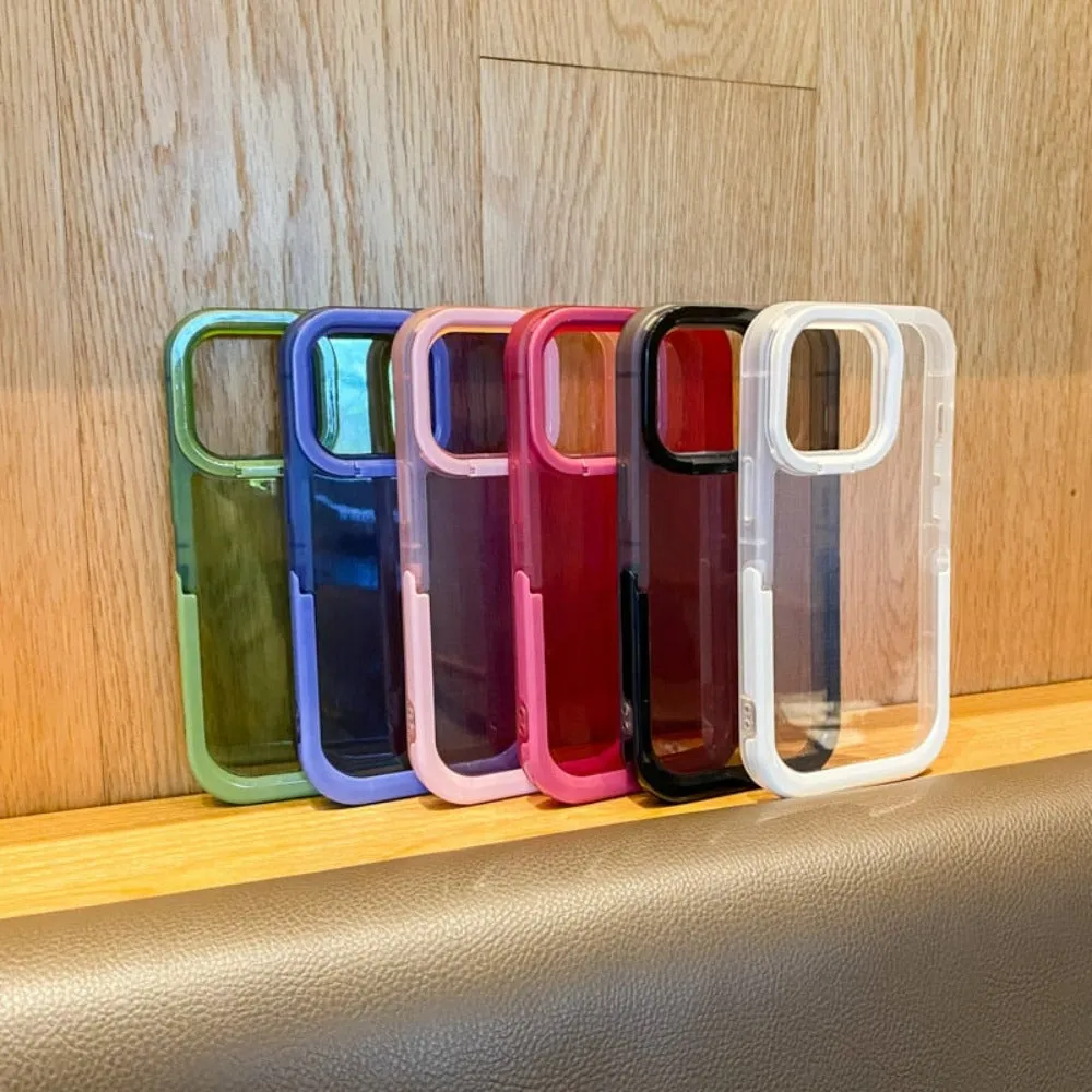 Transparent iPhone Stand Case