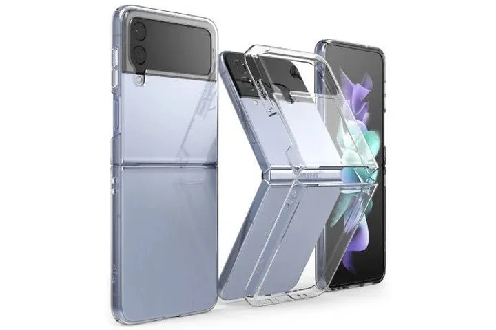 Ultra Hybrid Transparent Jelly Case For Samsung Z Flip Series