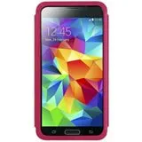 USAMS Touch Folio Case for Samsung Galaxy S5 G900 - Pink