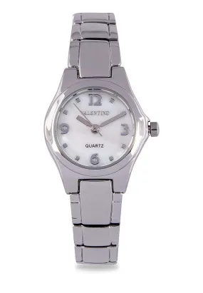 Valentino 20122308-WHITE DIAL Silver Stainless Steel Watch for Women