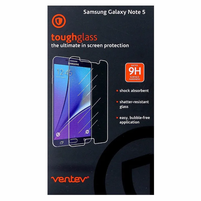 Ventev Toughglass Tempered Glass Screen Protection Kit for Samsung Galaxy Note 5