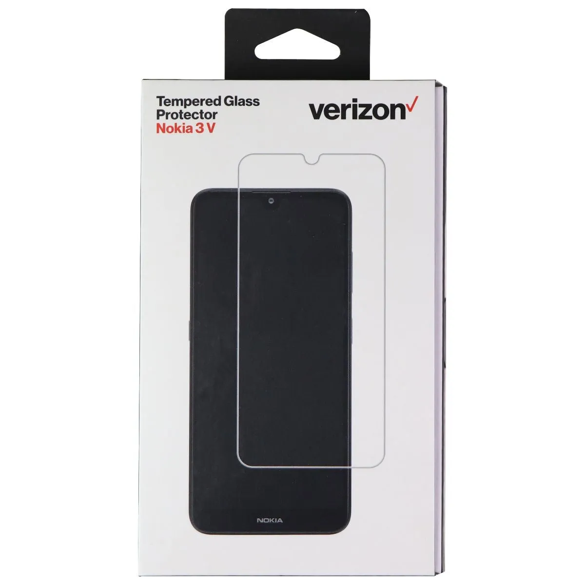 Verizon Tempered Glass Screen Display Protector for Nokia 3 V - Clear