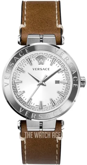 Versace Men's Watch Aion 44mm White Brown VE2F00121