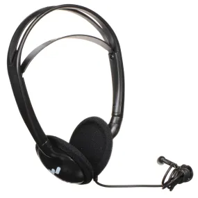 Williams Sound Heavy-Duty, Folding, Mono Headphones HED 027