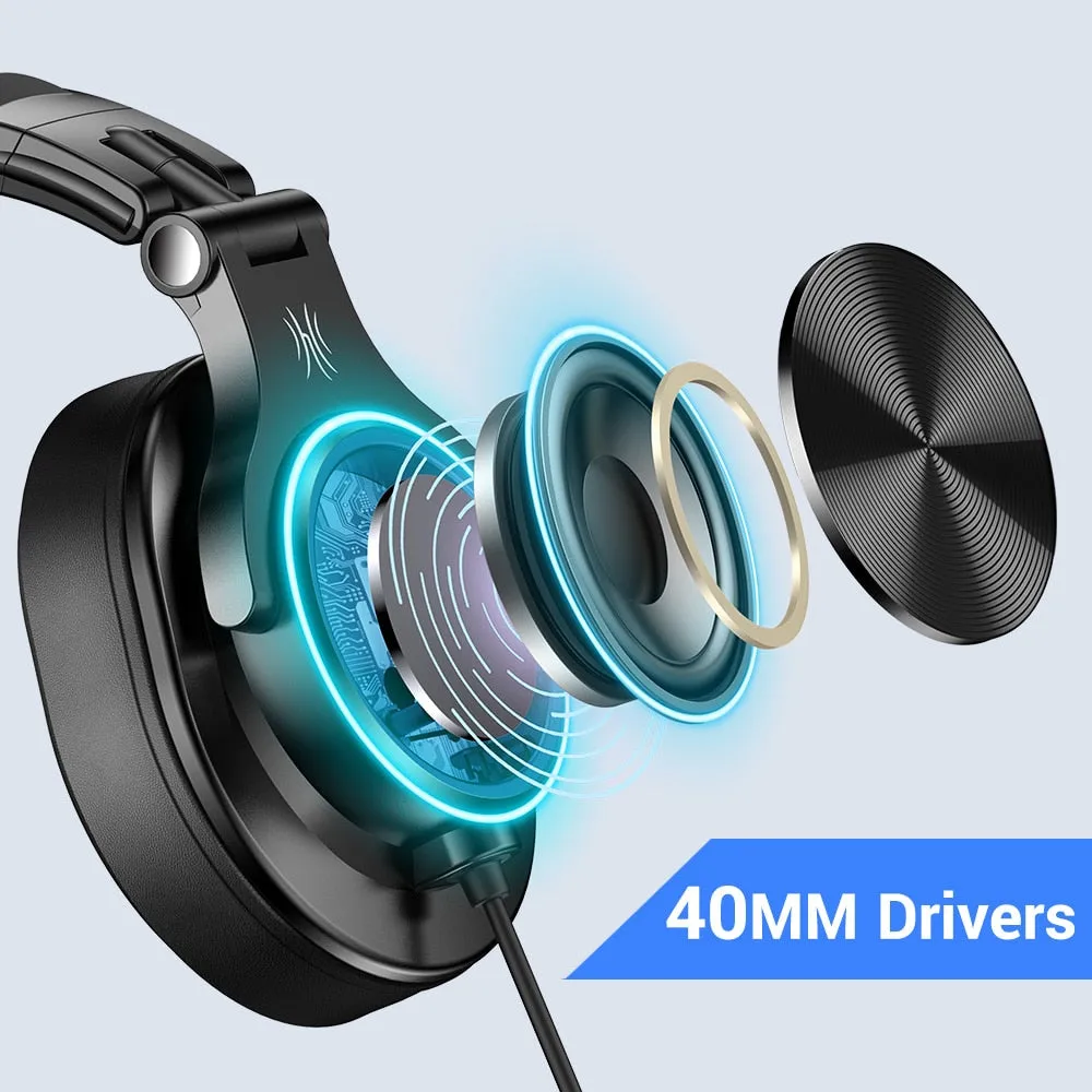 Wired Gaming Headset Gamer 3.5mm Over-Ear Stereo Gaming Headphones With Detachable Microphone For PC Computer Phone