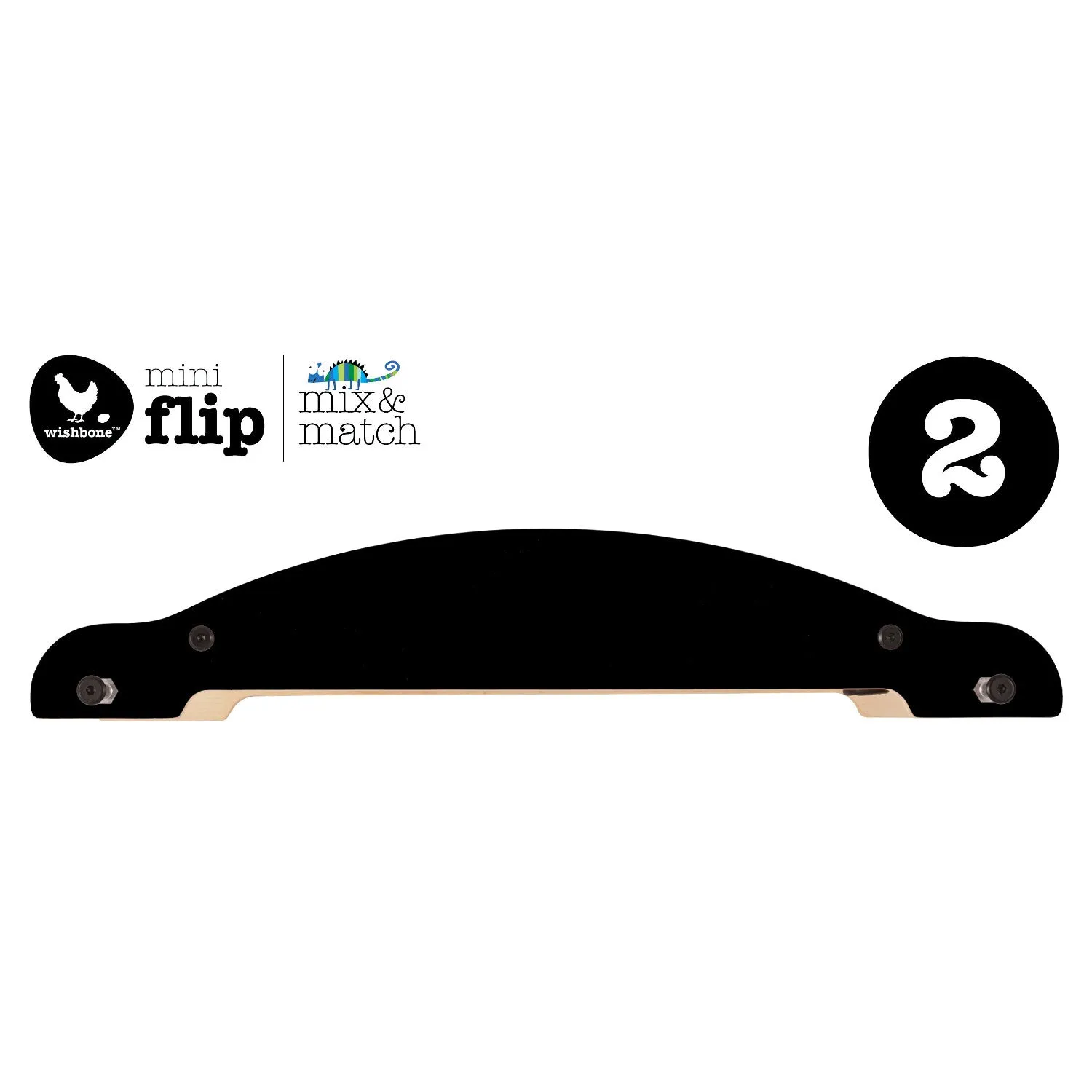 Wishbone Mini-Flip Base Black