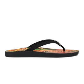 Women's Olukai Puawe Color:  Black / Pineapple