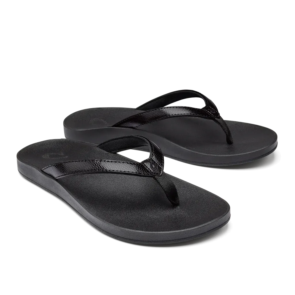 Women's Olukai Puawe Color: Black